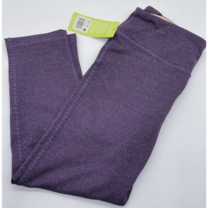 Marika Sport Womens XS Purple‎ Spacedye Coral Capri Leggings New. 457